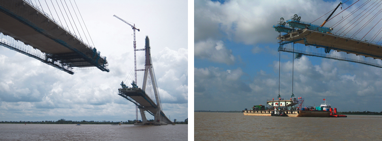 Cantho Bridge (Erection Work), Vietnam